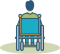 Person in a wheelchair